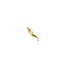 Pendant Italian Horn 14ky .75x.1" .73g 125092056