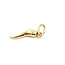 Pendant Italian Horn 14ky .75x.1" .39g 125092057