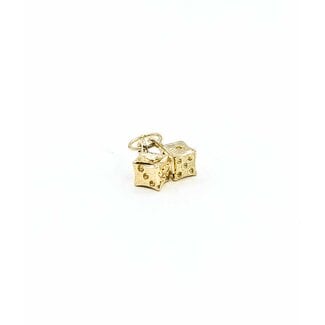 Pendant Dice 14ky .6x.17" 1.91g 125092053