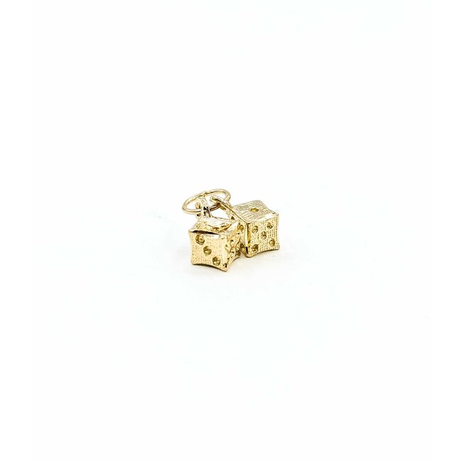 Pendant Dice 14ky .6x.17" 1.91g 125092053