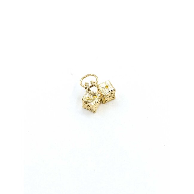 Pendant Dice 14ky .6x.17" 1.91g 125092053