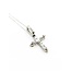 Pendant Cross 1.00ctw Round Diamonds Platinum 1x.6" 18" 3.71g 125090042