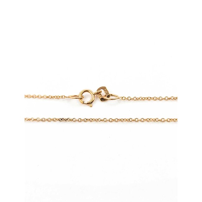 Pendant Halo 0.49ctw Round Diamonds 2.42ct Purple Amethyst 14kr .5" 18" 3.1g 125090050