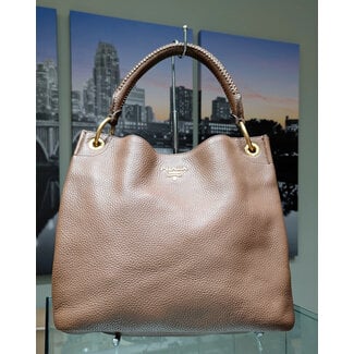 Handbag Louis Vuitton Prada Tote Brown Grain Leather 125105027
