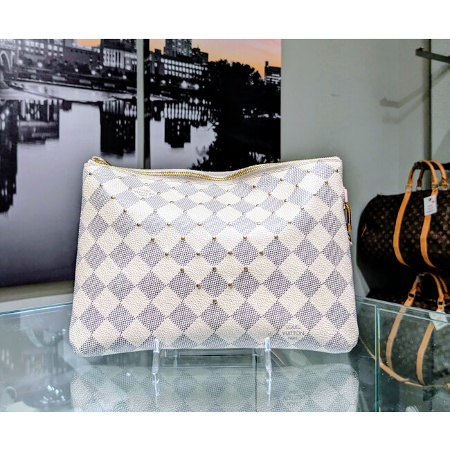Clutch Louis Vuitton City Pochette Damier Azur 125105014
