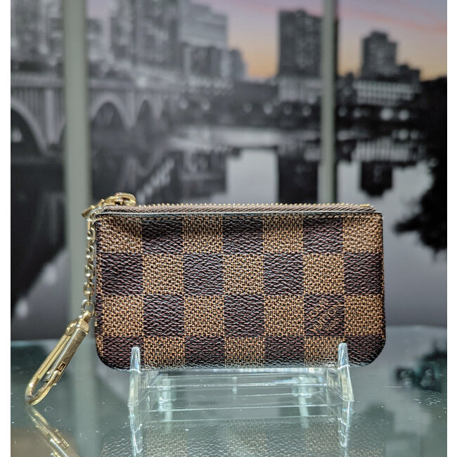 Clutch Louis Vuitton Zip Key Chain Pouch Damier 125105032
