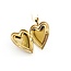 Pendant Heart Locket W/Rope Chain .03ct Round Diamond 14ky .9mm 1x.75" 4.65g 125090001