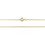 Pendant Heart Locket W/Rope Chain .03ct Round Diamond 14ky .9mm 1x.75" 4.65g 125090001