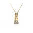 Necklace Bar 0.25ctw Round Diamonds 14ky .55x.25" 16-17-18" 1.73g 125090039