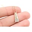 Necklace Bar 0.25ctw Round Diamonds 14ky .55x.25" 16-17-18" 1.73g 125090039