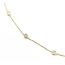 Necklace Station 1ctw Round Diamonds 14ky 4.2mm 15.5-16.5-17.5" 3.01g 125090040