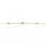 Necklace Station 1ctw Round Diamonds 14ky 4.2mm 15.5-16.5-17.5" 3.01g 125090040