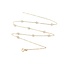 Necklace Station 1ctw Round Diamonds 14ky 4.2mm 15.5-16.5-17.5" 3.01g 125090040