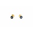 Earrings Stud .40ctw Sapphire 14ky 4.6mm .65g 125090003
