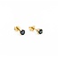 Earrings Stud .40ctw Sapphire 14ky 4.6mm .65g 125090003