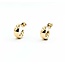 Earrings J-Hoop Stud 14ky .4" .94g 125092038