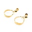 Earrings Door Knocker Screw Post 14ky 1x.75" 4.18g 125092044