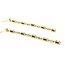 Earrings Stud .18ctw Round Diamonds 1.00ctw Turquoise 14ky 2.75x.12" 4.83g 225090038