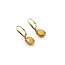 Earrings Drop 0.02ctw Round Diamonds 1.10ct Opal .36ct Pink Topaz 14ky 1x.3" 2.91g 125090045