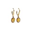 Earrings Drop 0.02ctw Round Diamonds 1.10ct Opal .36ct Pink Topaz 14ky 1x.3" 2.91g 125090045