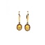 Earrings Drop 0.02ctw Round Diamonds 1.10ct Opal .36ct Pink Topaz 14ky 1x.3" 2.91g 125090045