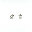 Earrings Stud Screw Back .80ctw Princess Diamonds 14kw 4.2mm 1.11g 125100004