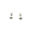 Earrings Stud Screw Back .80ctw Princess Diamonds 14kw 4.2mm 1.11g 125100004