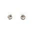 Earrings Stud Screw Back .80ctw Princess Diamonds 14kw 4.2mm 1.11g 125100004