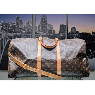 Duffle Louis Vuitton Keepall Bandouliere Monogram 55 125105049