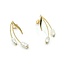 Earrings Drop Rice Pearls 14ky 1.39g 225050041