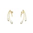 Earrings Drop Rice Pearls 14ky 1.39g 225050041