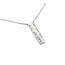 Necklace Bar 0.2ctw Round Diamonds 14kw .75x.2" 15.5-16.5-17.5" 1.96g 125090038