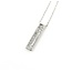 Necklace Bar 0.2ctw Round Diamonds 14kw .75x.2" 15.5-16.5-17.5" 1.96g 125090038