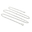 Necklace Rope Link Spring Clasp 14kw 1.3mm 18" 1.26g 125092025
