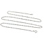 Necklace Rope Link Spring Clasp 14kw 1.3mm 18" 1.26g 125092025