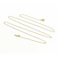 Necklace Oval Link 14ky .85mm .70g 125092043