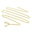 Necklace Adjustable Length Foxtail Link Spring Clasp 10ky .8mm 24" 2.2g 125092021