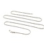 Necklace Rope Link Lobster Clasp 14kw 1.3mm 20" 4.03g 125092028