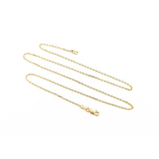 Necklace Rolo Link Lobster Clasp 14ky 1.45mm 18" 2.93g 125092026