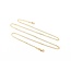 Necklace Rolo Link Lobster Clasp 14ky 1.45mm 18" 2.93g 125092026