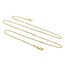 Necklace Rolo Link Lobster Clasp 14ky 1.45mm 18" 2.93g 125092026