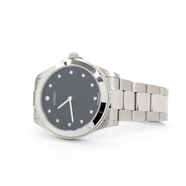 Watch Movado Juniors Sport 39.5mm Stainless Steel 6.5" Box, Links, Papers, & Bag 125076010