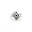 Ring .42ctw Diamonds 9.5mm Tahitian Pearl 14kw Sz6 122120144