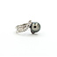 Ring .42ctw Diamonds 9.5mm Tahitian Pearl 14kw Sz6 122120144
