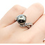Ring .42ctw Diamonds 9.5mm Tahitian Pearl 14kw Sz6 122120144