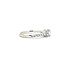 Ring 3-Stone 1.50ctw Round Diamonds 14kw 2mm Sz6 3.96g 225090049