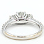 Ring 3-Stone 1.50ctw Round Diamonds 14kw 2mm Sz6 3.96g 225090049