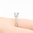 Ring 3-Stone 1.50ctw Round Diamonds 14kw 2mm Sz6 3.96g 225090049