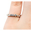 Ring 1.00ctw Round & Baguette Diamonds 14kr 2.9mm Sz4.5 2.84g 225090045
