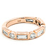 Ring 1.00ctw Round & Baguette Diamonds 14kr 2.9mm Sz4.5 2.84g 225090045